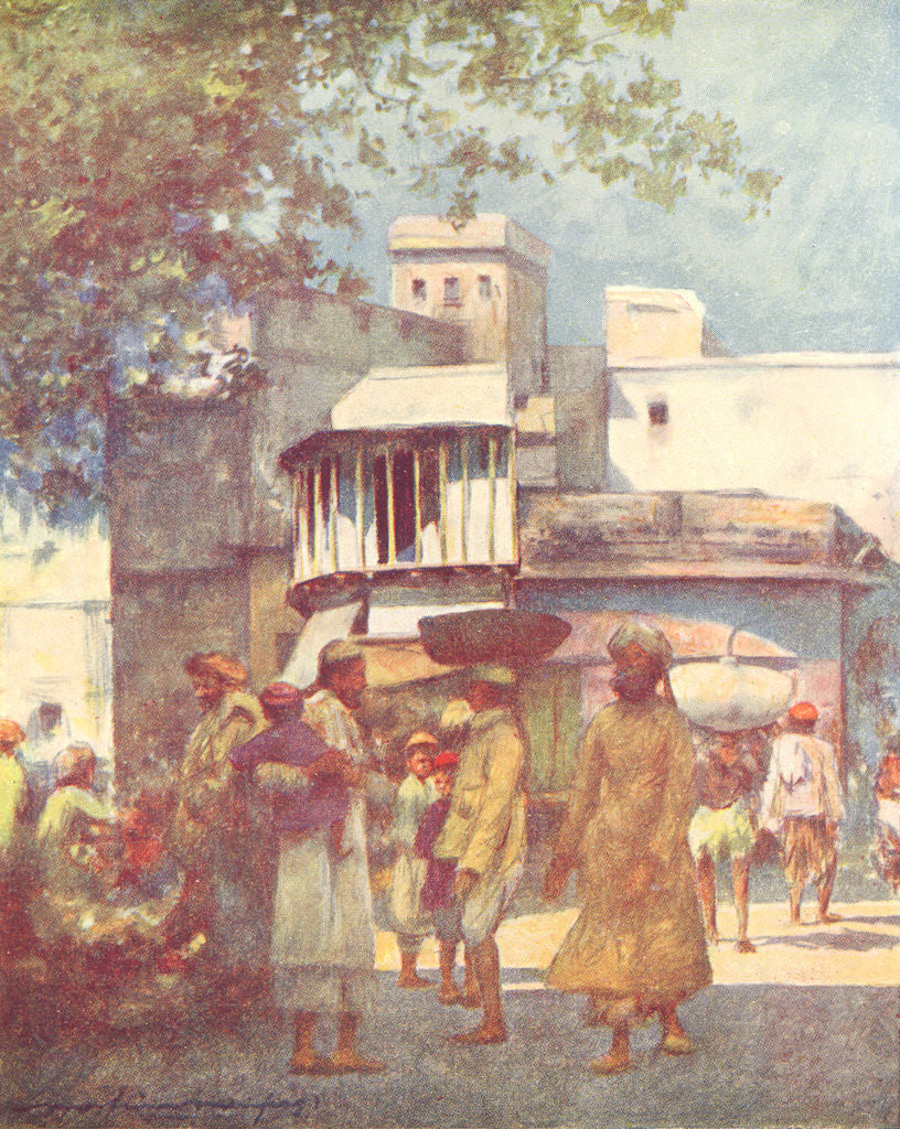 INDIA. Agra 1905 old antique vintage print picture